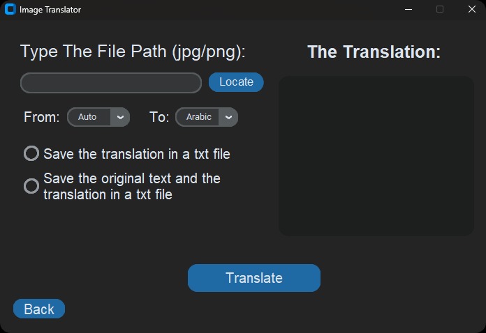 Verbo Video Translation Screen